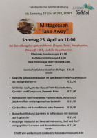 Gasthaus Talblick menu