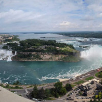 Skylon Tower Revolving Dining Room outside