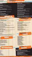 Bowlero 10 Park menu