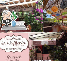 La Waffleria De La VIlla food