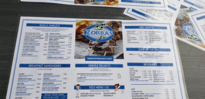 Zorbas Souvlaki Plus menu