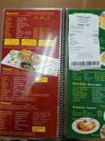 Burrito Grande menu