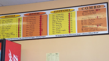 Fish Town Outlet menu