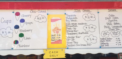 El Estero Snack menu