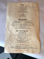 Lillo's Tuscan Grille menu