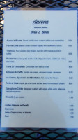 Aurora menu