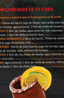 El Higo &grill menu