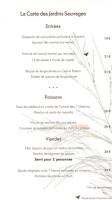 La Grée Des Landes menu