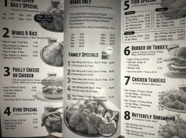 Wing Lover menu