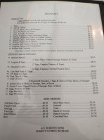 City Grill menu