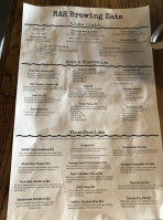 Realerevival Brewing menu