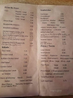 Red's -b-que menu