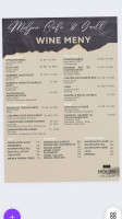 Möljen Café Grill menu