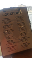 Rook Coffee menu