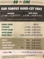 Wingstop menu