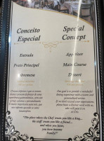 Cris's Place menu