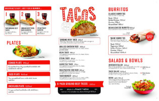 Jimboy's Tacos menu