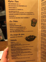 Le Non-stop Burger Vevey menu