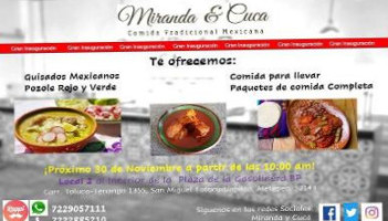 Miranda Cuca food