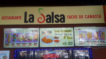 Tacos De Canasta La Salsa menu