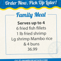 Mambo Seafood menu