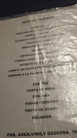 Txokoto Ostatua menu