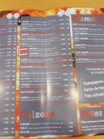 Veenstra Pizza menu