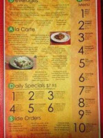 Andale Andale Mexican menu