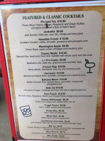 The Warehouse Tavern And Grill menu