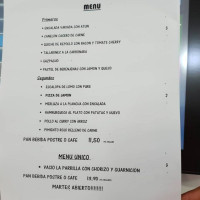 Pizzeria Montevideo menu