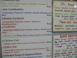 Sunny Annie Gourmet Deli menu