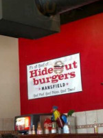 Hideout Burgers food