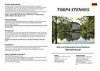 Torpa Cafe menu