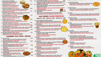 Nirvana Indian Benalmádena menu