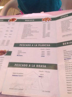 Chiringuito Aqui Mismo Playa Antonio menu