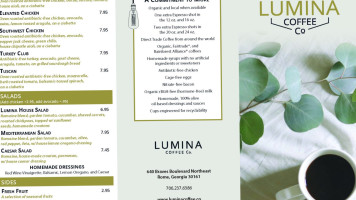 Lumina Coffee Co food