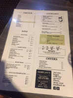 Morgan's Pub menu