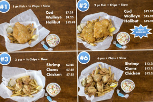 Mac's Fish Chips Strips food