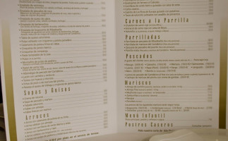 El Campanu menu