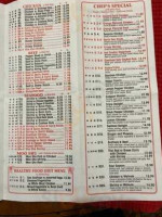 Super Wok Chinese menu