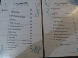 Los Caracolitos menu