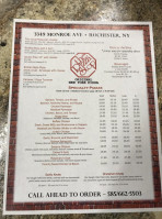 The Pizza Stop Pittsford menu