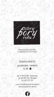 Cztery Pory Roku menu