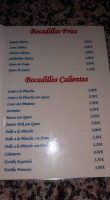 Ronda De La Piedad menu