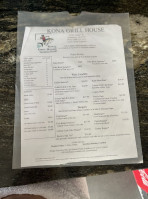 Kanoa Grill Poke menu
