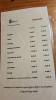 Bayadoliz menu