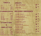 Brasserie Babbelen Monster menu