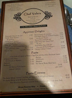 Chef Vola's menu