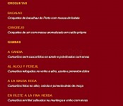 Calà del Grau menu