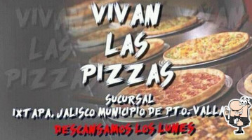 Vivan Las Pizzas food